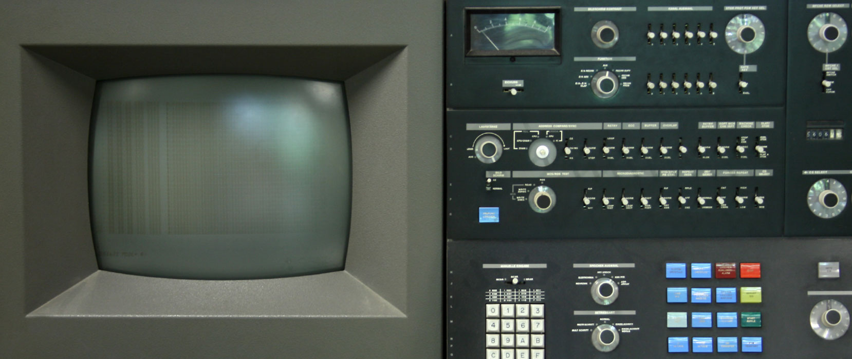 An old mainframe computer used for SCADA