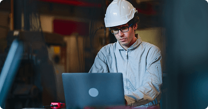 Worker using Ignition software