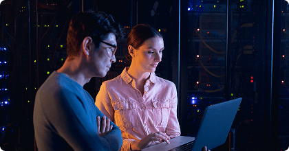 Workers using Ignition software